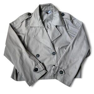 H&M cropped trench coat